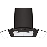 CIARRA CBCB9506B Campanas Extractoras Cristal 90cm 550m³-h 100W·3 Velocidad de Extracción·Evacuación al Exterior y…